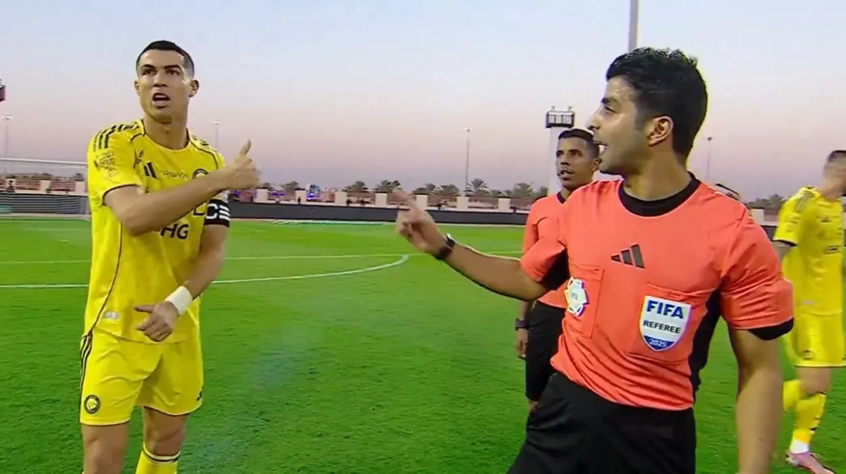 Ronaldo Explodes in Anger at Saudi League Referee