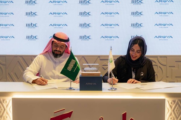 Aroya Cruise подписывает соглашение о сотрудничестве с MBC Studios на Arabian Travel Market