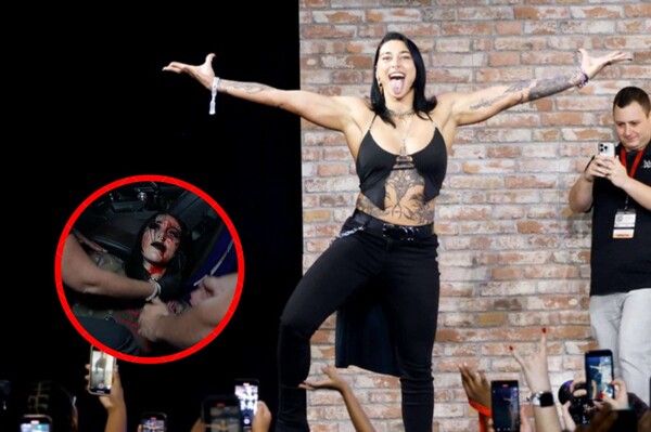 Dramatic Attack on Rhea Ripley at WWE Event