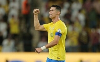 Криштиану Роналду сияет в финале Саудовской футбольной лиги